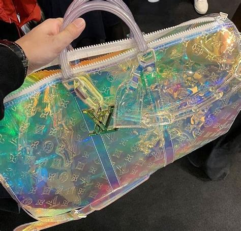 iridescent louis vuitton duffle bag|Louis Vuitton graffiti duffle bag.